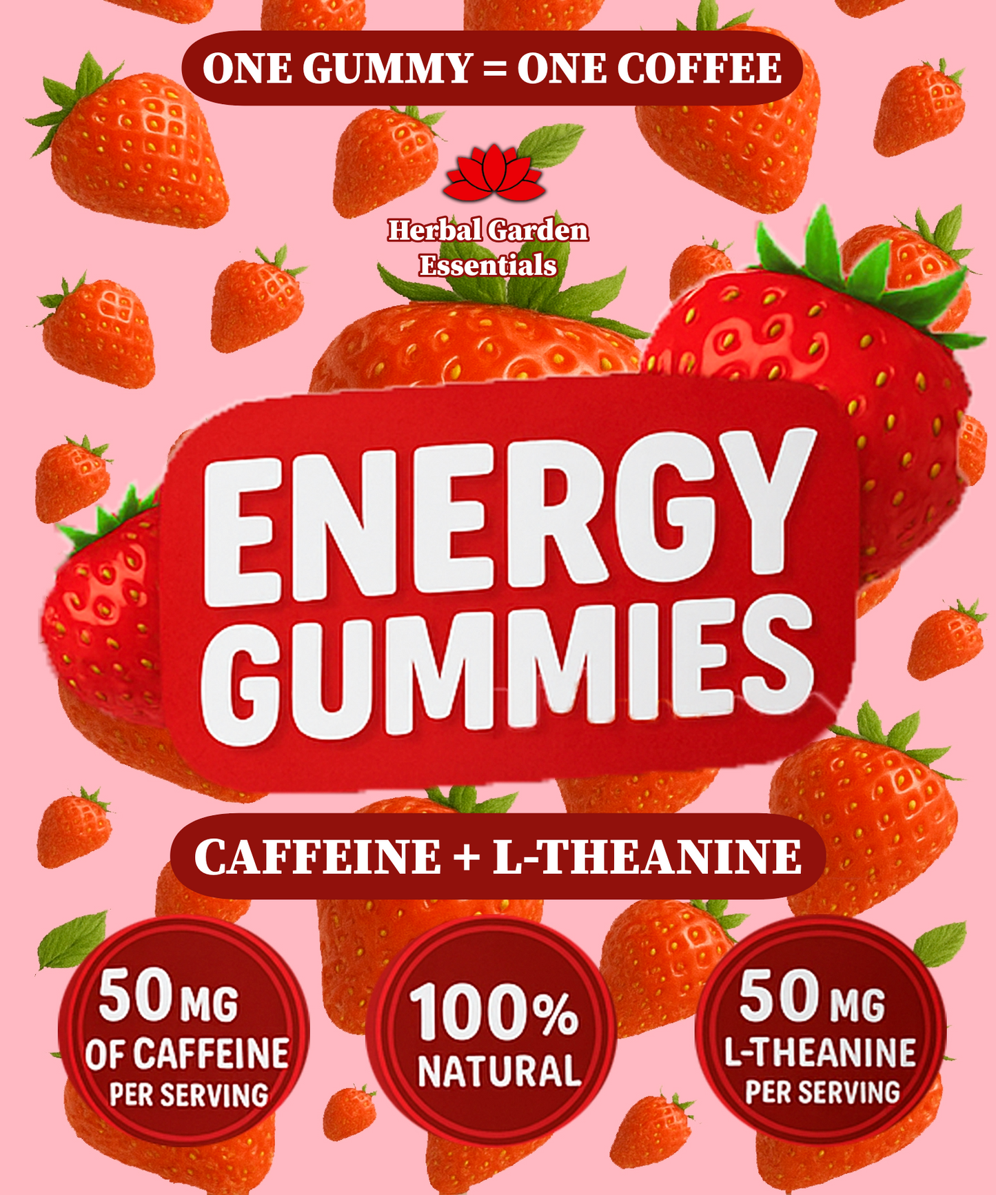 1. ENERGY GUMMIES – Natural Focus & Calm Energy (NEW RELEASE)