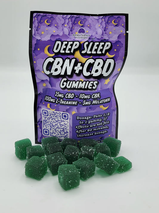 CBN+CBD Deep Sleep Gummies (Berry Flavor)