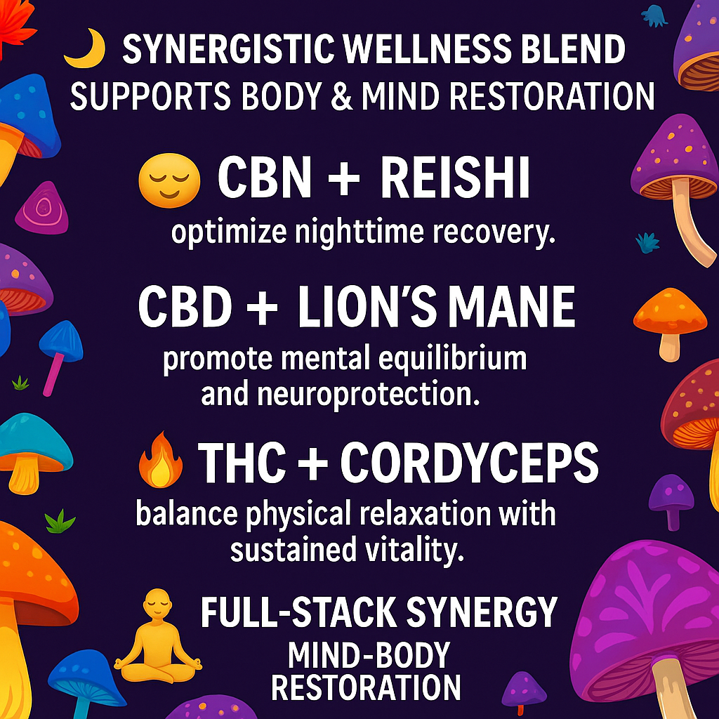 1. CBN+THC: Deep Sleep Mushroom Gummies🍄 (NEW PRODUCT)