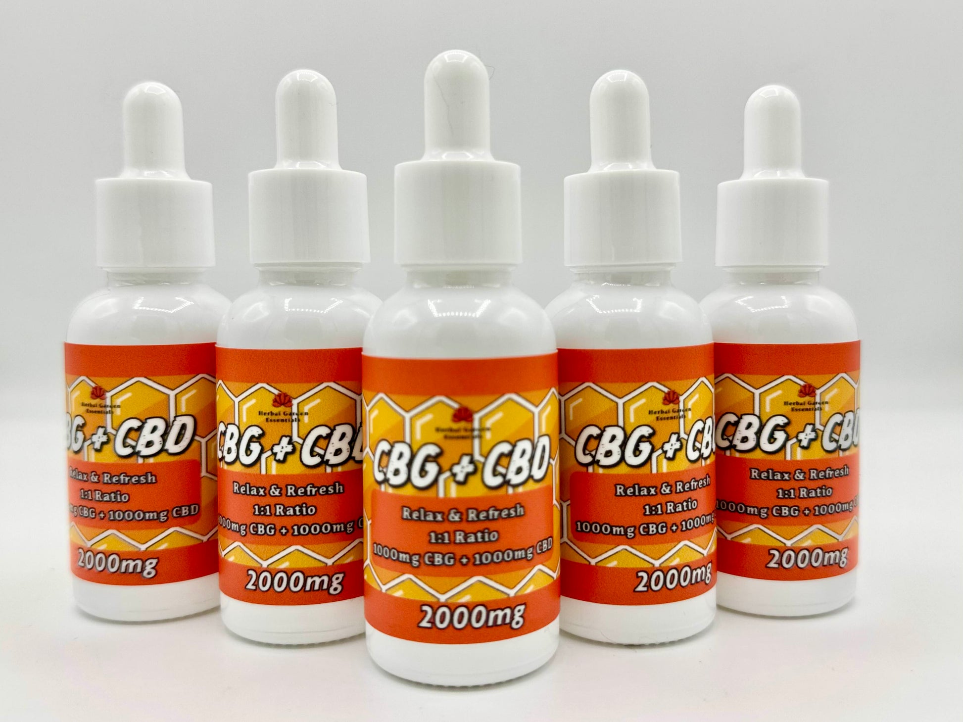 CBG+CBD: Relax & Refresh Tincture (2000mg) Herbal Garden Essentials CBG+CBD: Relax & Refresh Tincture (2000mg) Herbal Garden Essentials