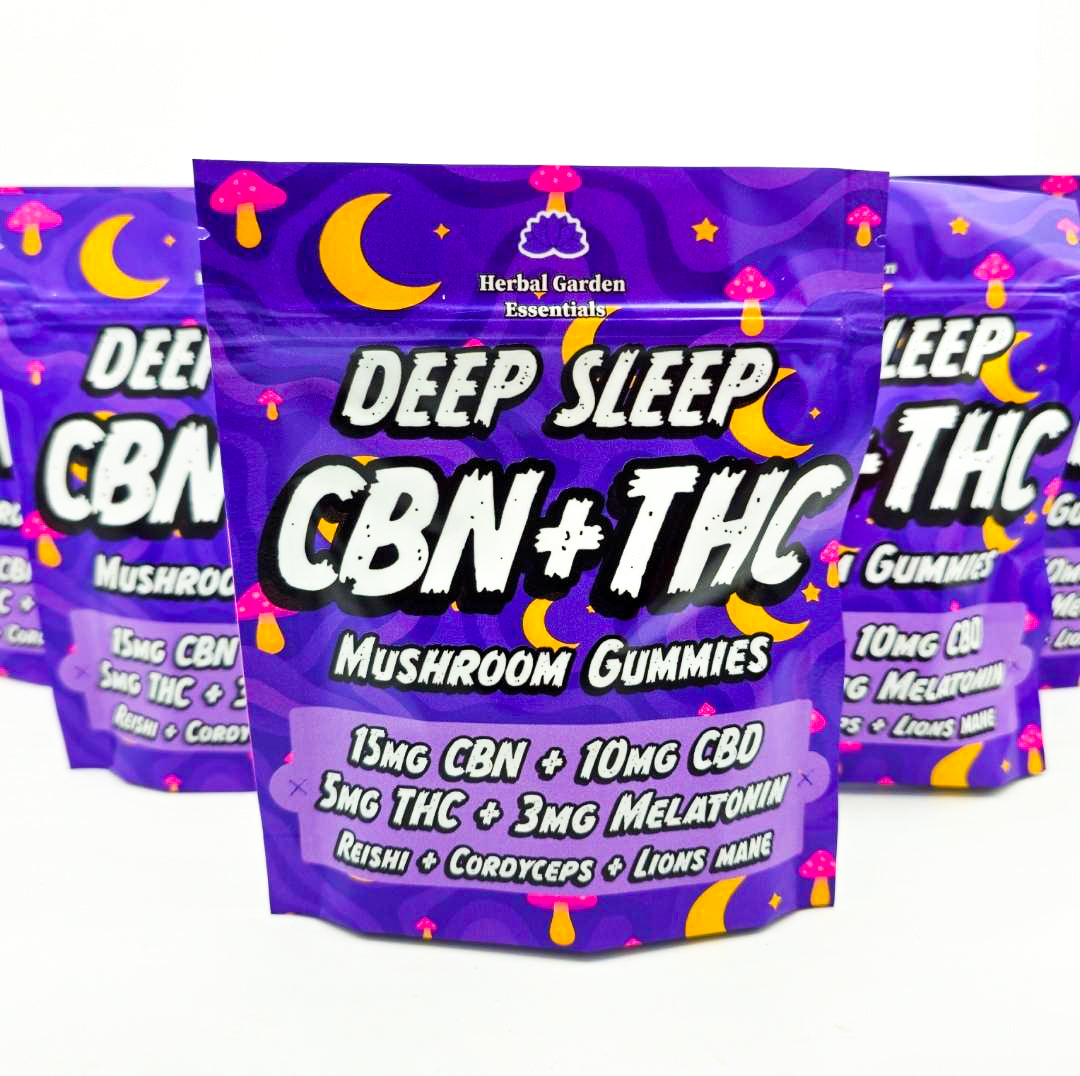 1. CBN+THC: Deep Sleep Mushroom Gummies🍄 (NEW PRODUCT)