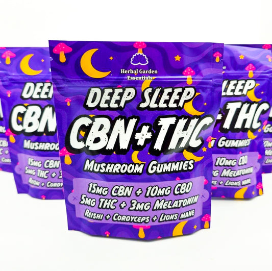1. CBN+THC: Deep Sleep Mushroom Gummies🍄 (NEW PRODUCT)