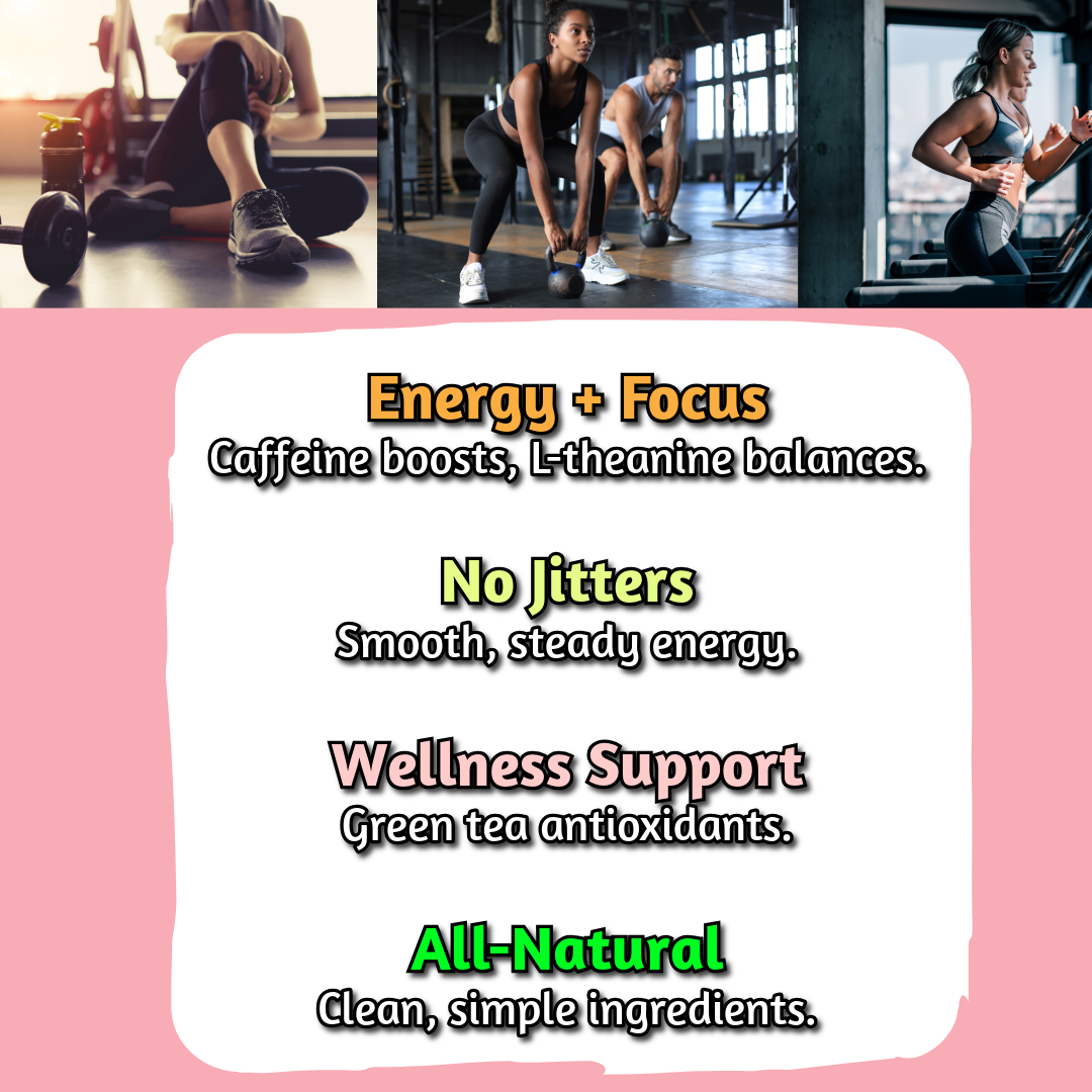 1. ENERGY GUMMIES – Natural Focus & Calm Energy (NEW RELEASE)