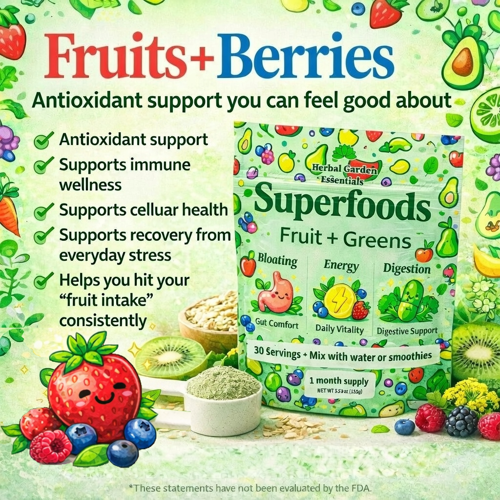 1. Superfoods: Fruits + Greens (Powder) *New Product*🍃