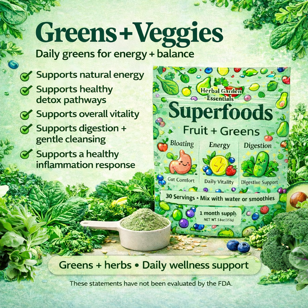 1. Superfoods: Fruits + Greens (Powder) *New Product*🍃
