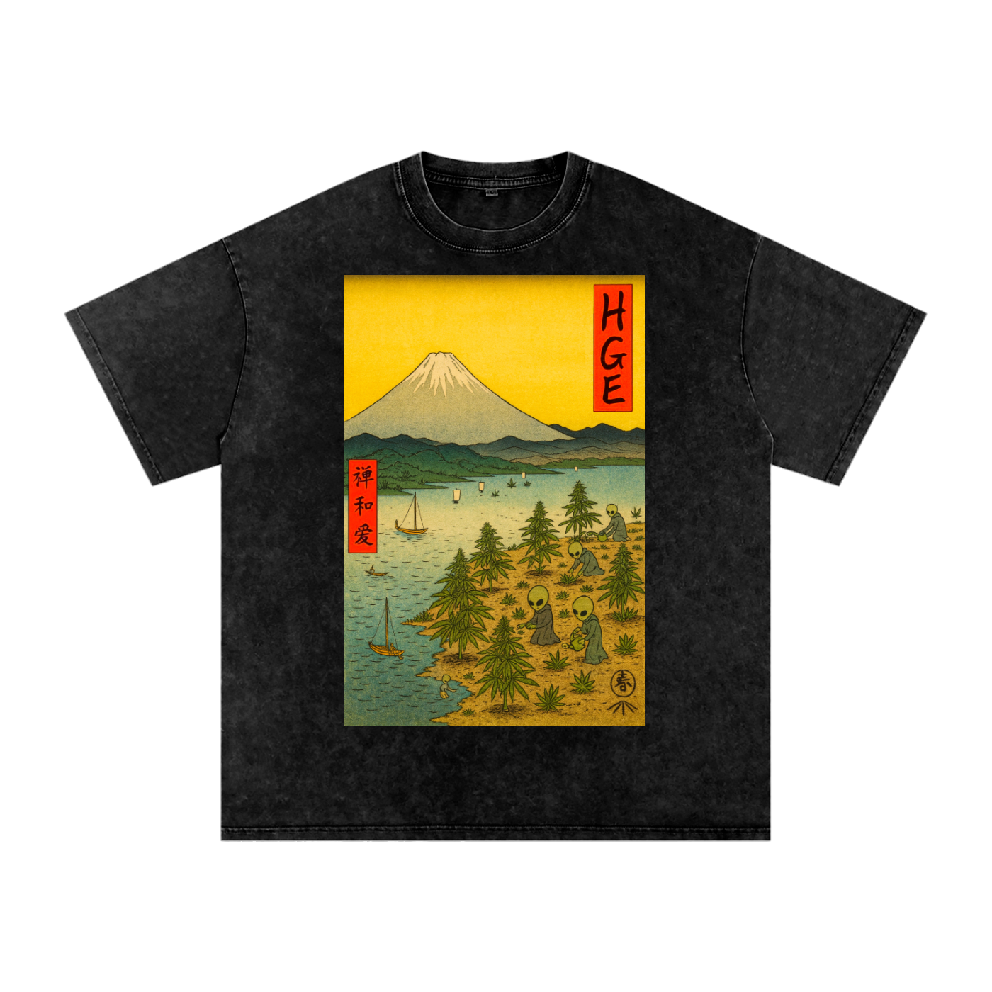 Zen Farmers Of Fuji | HGE Vintage T-Shirt