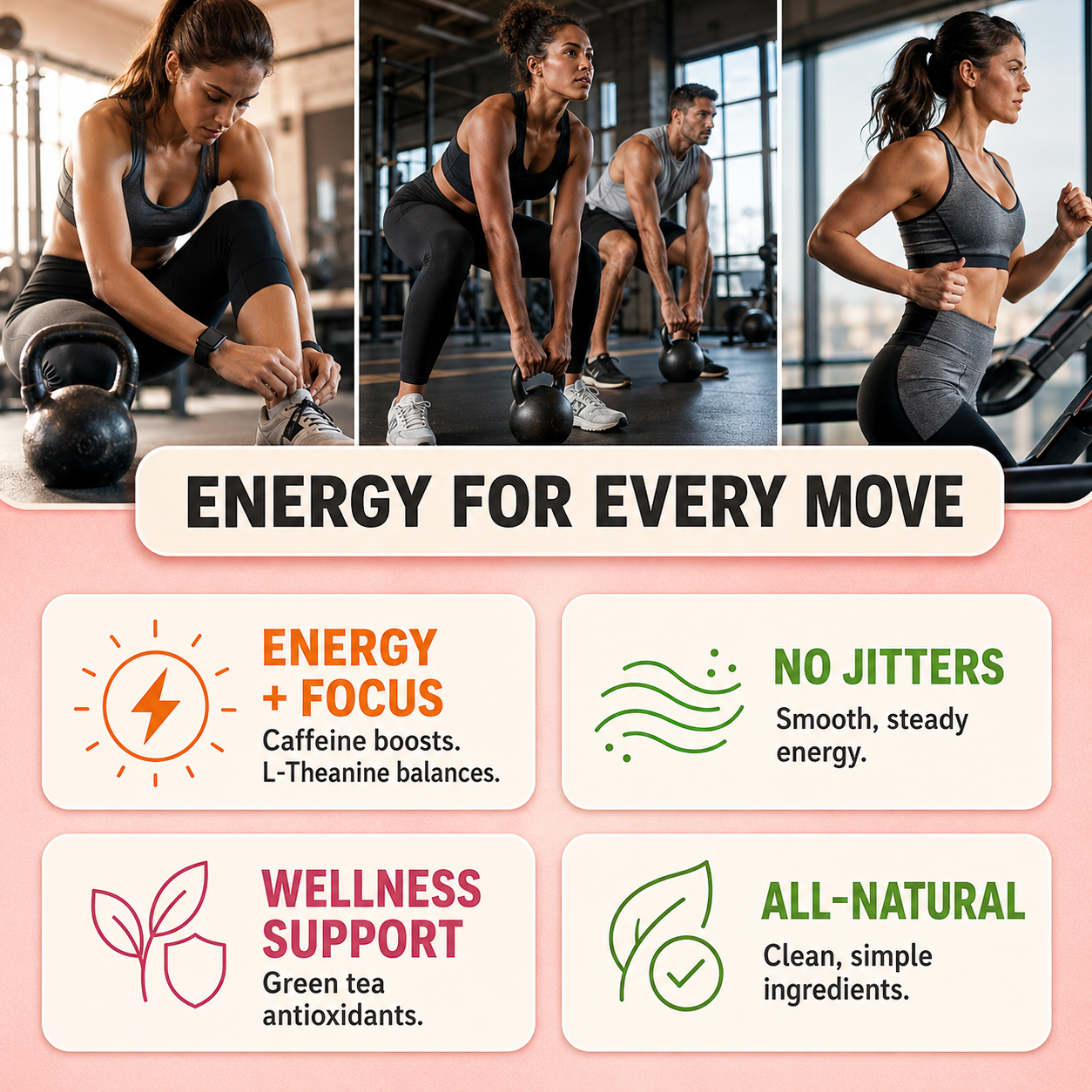 1. ENERGY GUMMIES – Natural Focus & Calm Energy (NEW RELEASE)